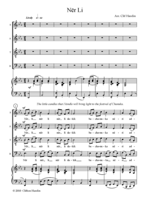 Four Chanukah Songs - Nër Li