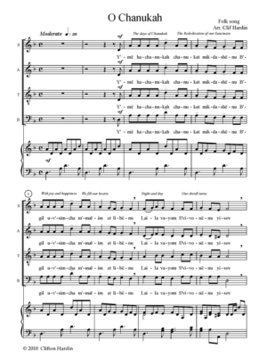 Four Chanukah Songs - O Chanukah