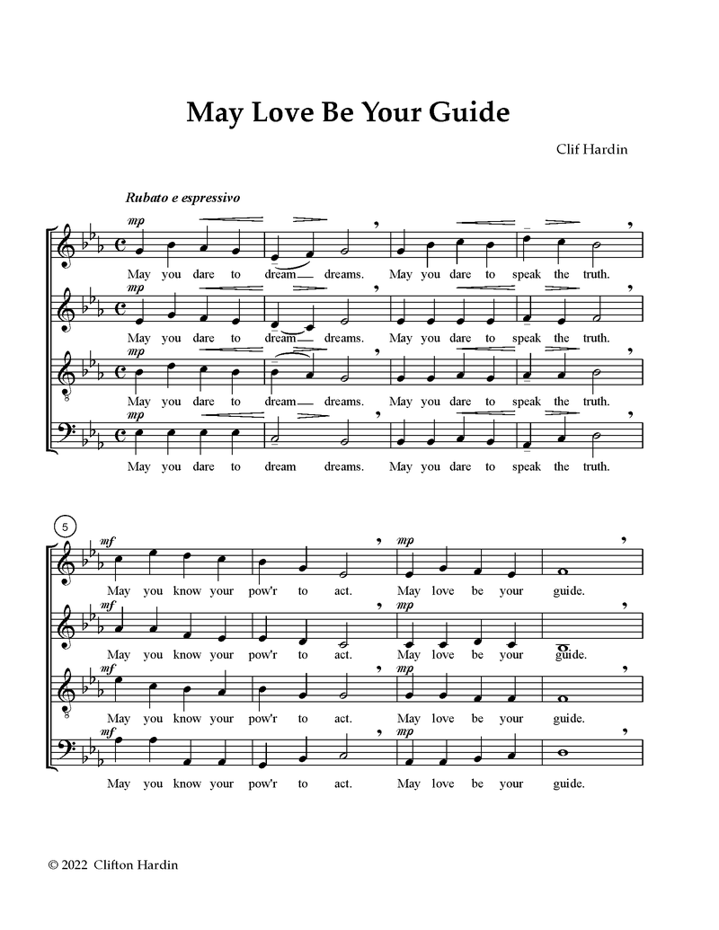 May Love Be Your Guide
