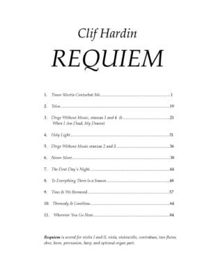Requiem Complete Piano-Vocal Score