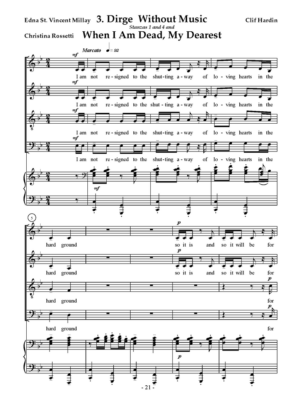 Requiem Mvt. 03 - Dirge Without Music & When I Am Dead, My Dearest