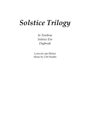 Solstice Trilogy Complete Piano-Vocal Score