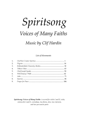 Spiritsong Complete Piano-Vocal Score